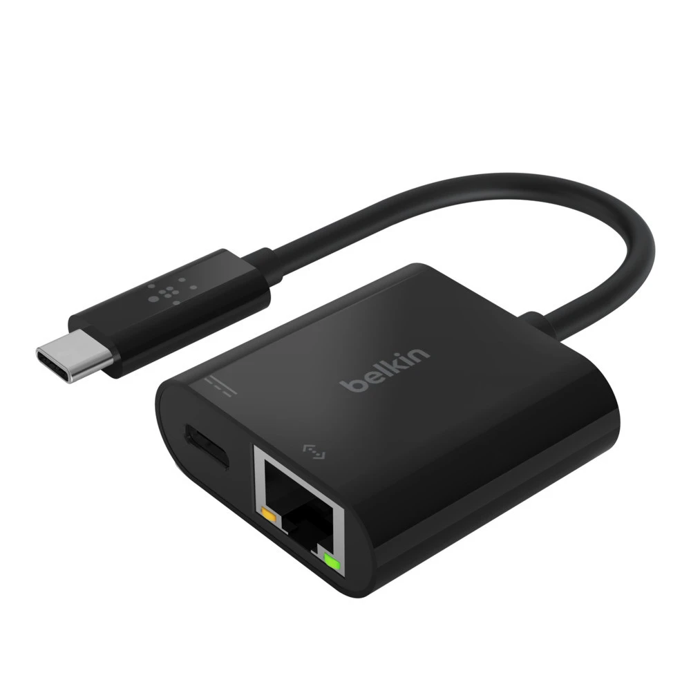 Переходник Belkin USB-C - Ethernet 60W INC001BTBK