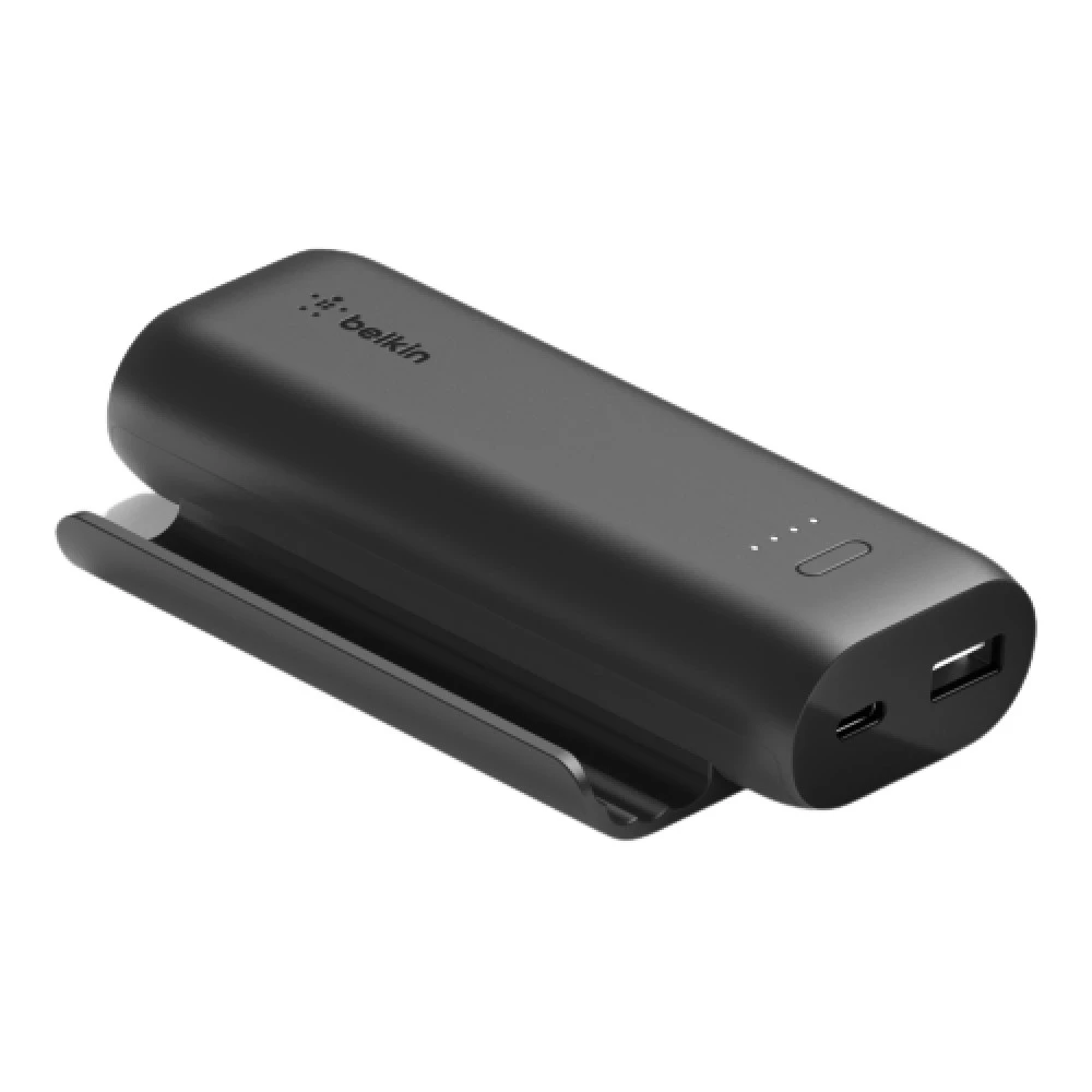 Внешний аккумулятор (Power Bank) Belkin Stand Play Series black mass BPZ001BTBK 5000 мАч, Черный