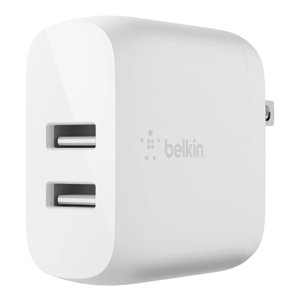 Belkin Home Charger 24W DUAL USB WCE001VF1MWH 24