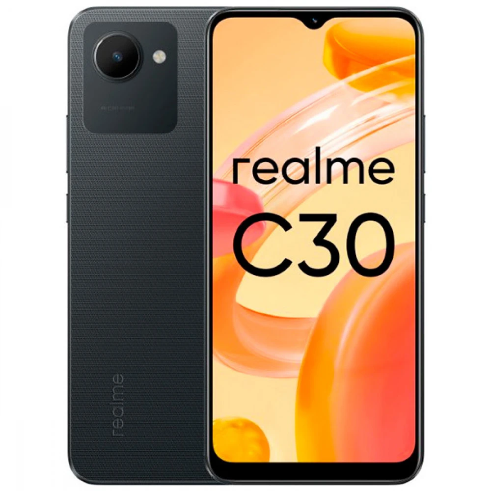 Смартфон REALME C30 RMX3231-BLACK 32 Гб, 2 Гб