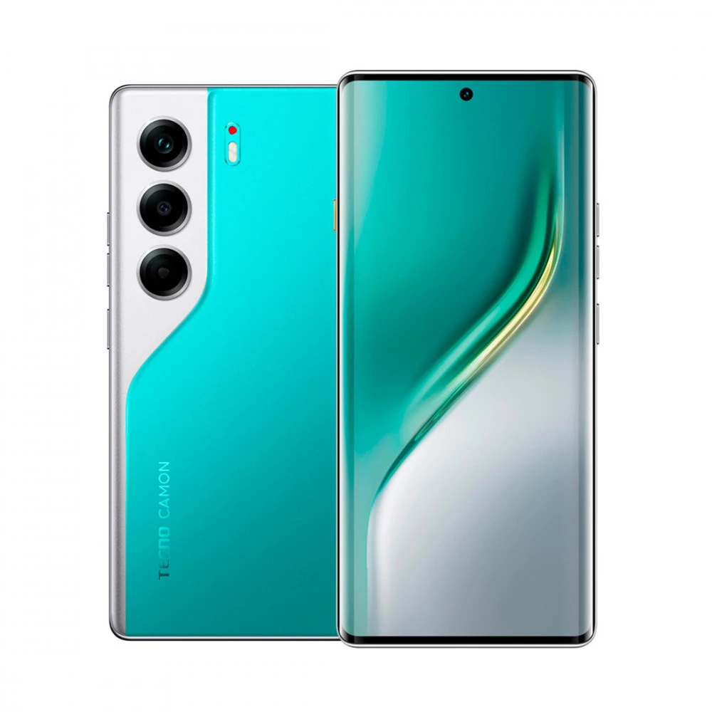 Смартфон TECNO CAMON 40 Pro (CM6) 256+8 GB Emerald Lake Green CM6 8/256gb Emerald lake green 256 Гб, 8 Гб