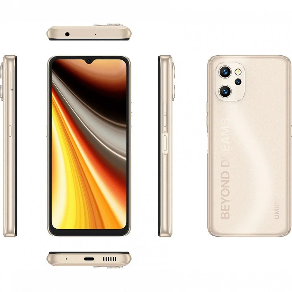 Смартфон Umidigi Power 7 Max (6/128Gb) Gold C.POW7-A-J-192-G-Z03 128 Гб, 6 Гб