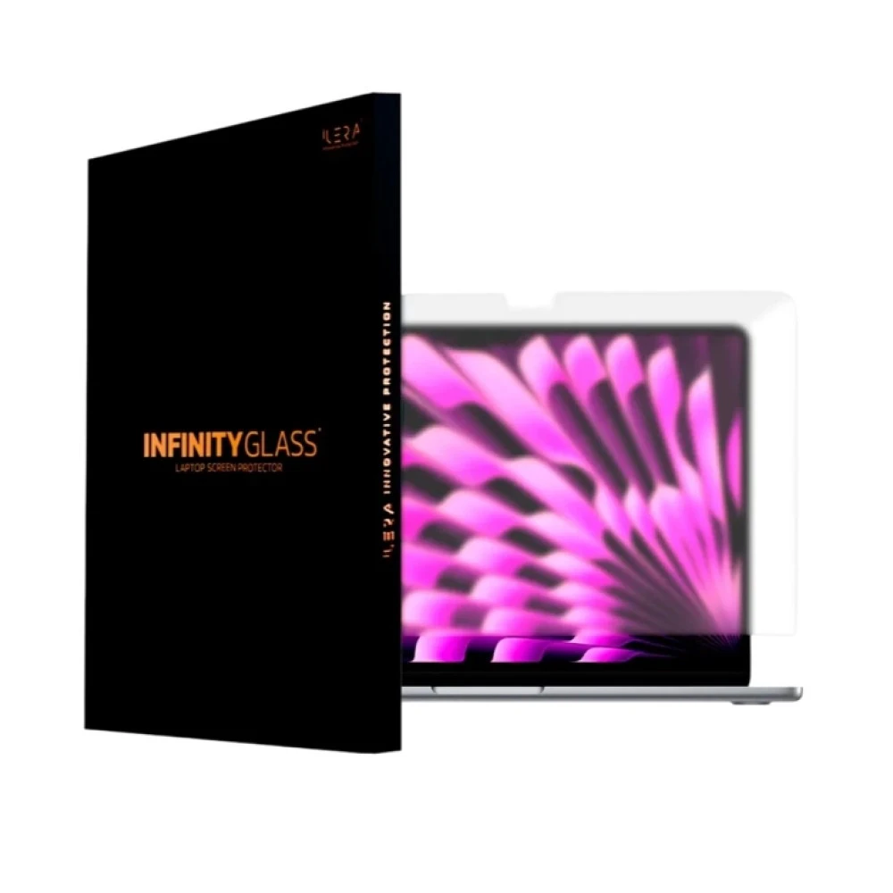 Аксессуары для смартфона iLera Защитное стекло Frosted Glass для экрана MacBook Air M2 ILFRGLMC5