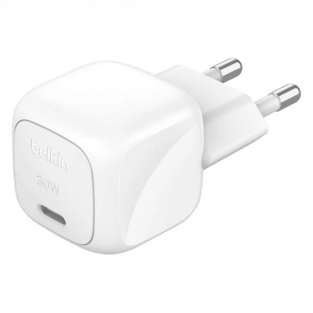 Аксессуары для смартфона Belkin Сетевое зарядное устройство Compact USB-C Wall Charger 30 Вт WCA008KQWH