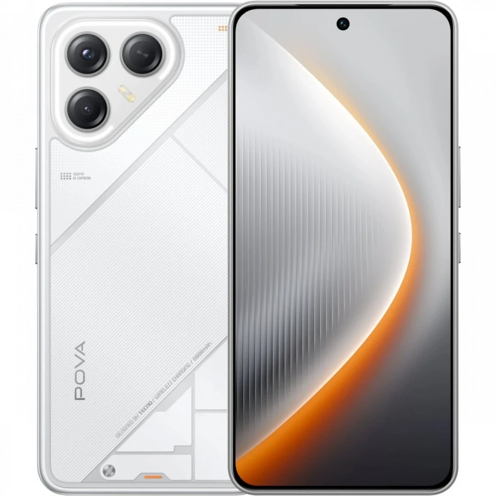Смартфон TECNO Pova 7 Ultra 12/256Gb Geek White LJ9 256+12 GEEK WHITE 256 Гб, 12 Гб