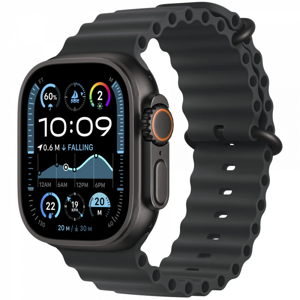 Аксессуары для смартфона Apple 49mm Black Ocean Band - Black Titanium Finish MYPD3ZM/A