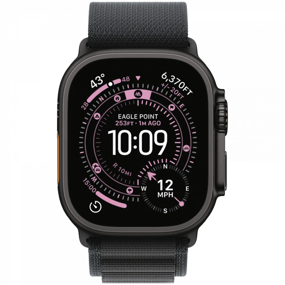 Аксессуары для смартфона Apple 49mm Black Alpine Loop - Large - Black Titanium Finish MG9J4ZM/A