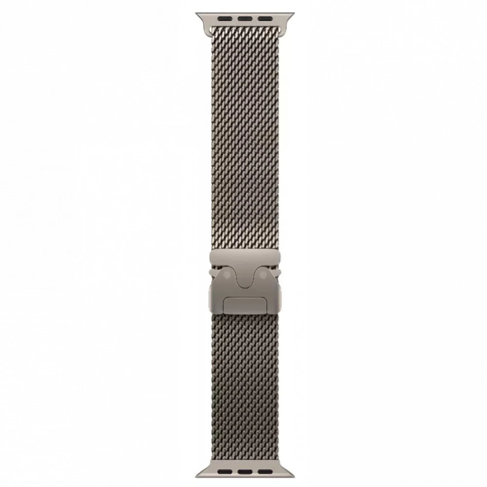 Apple Watch Ultra 3 GPS + Cellular 49mm Natural Titanium Case with Natural Titanium Milanese Loop - Small MEWW4QR/A Смарт-часы