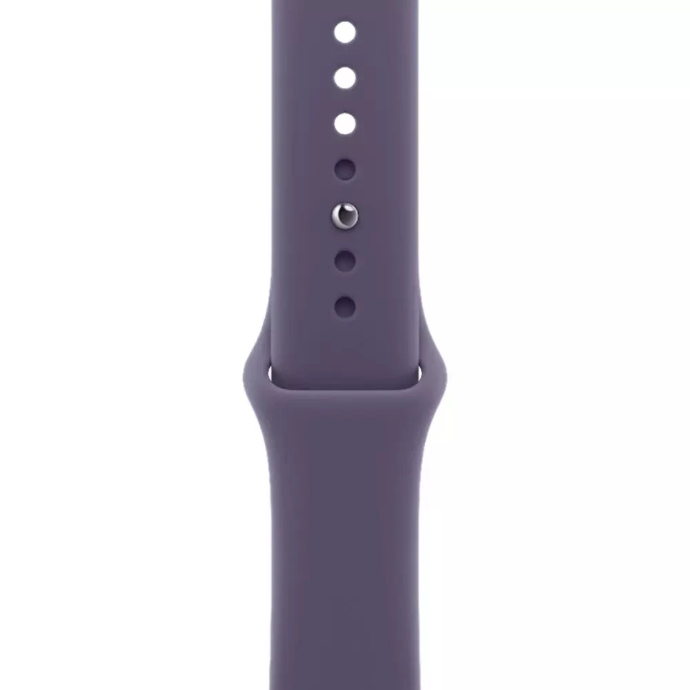 Apple Watch Series 11 GPS 46mm Silver Aluminium Case with Purple Fog Sport Band - S/M MEV94RK/A Смарт-часы