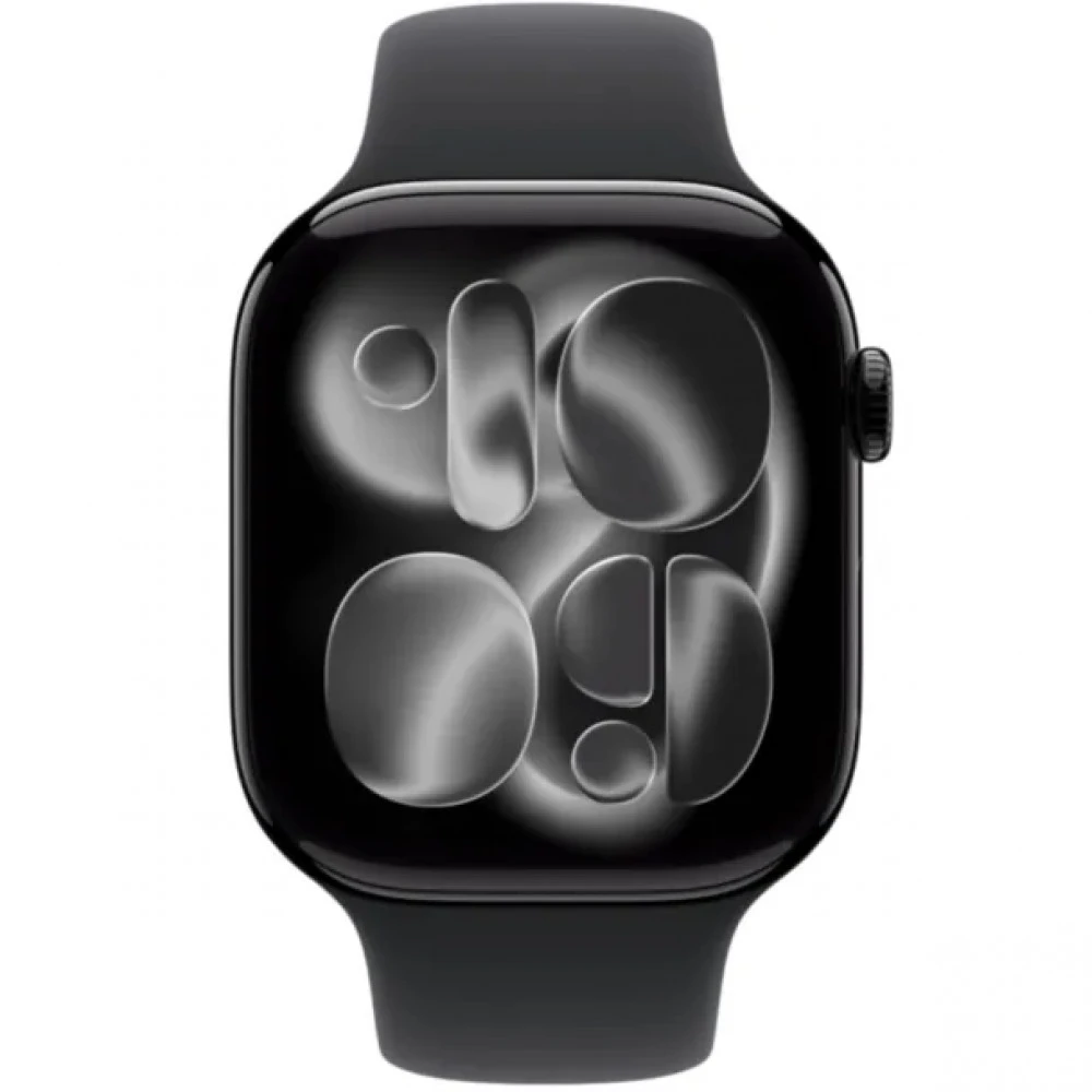 Apple Watch Series 11 GPS 42mm Jet Black Aluminium Case with Black Sport Band MEQT4RK/A Смарт-часы