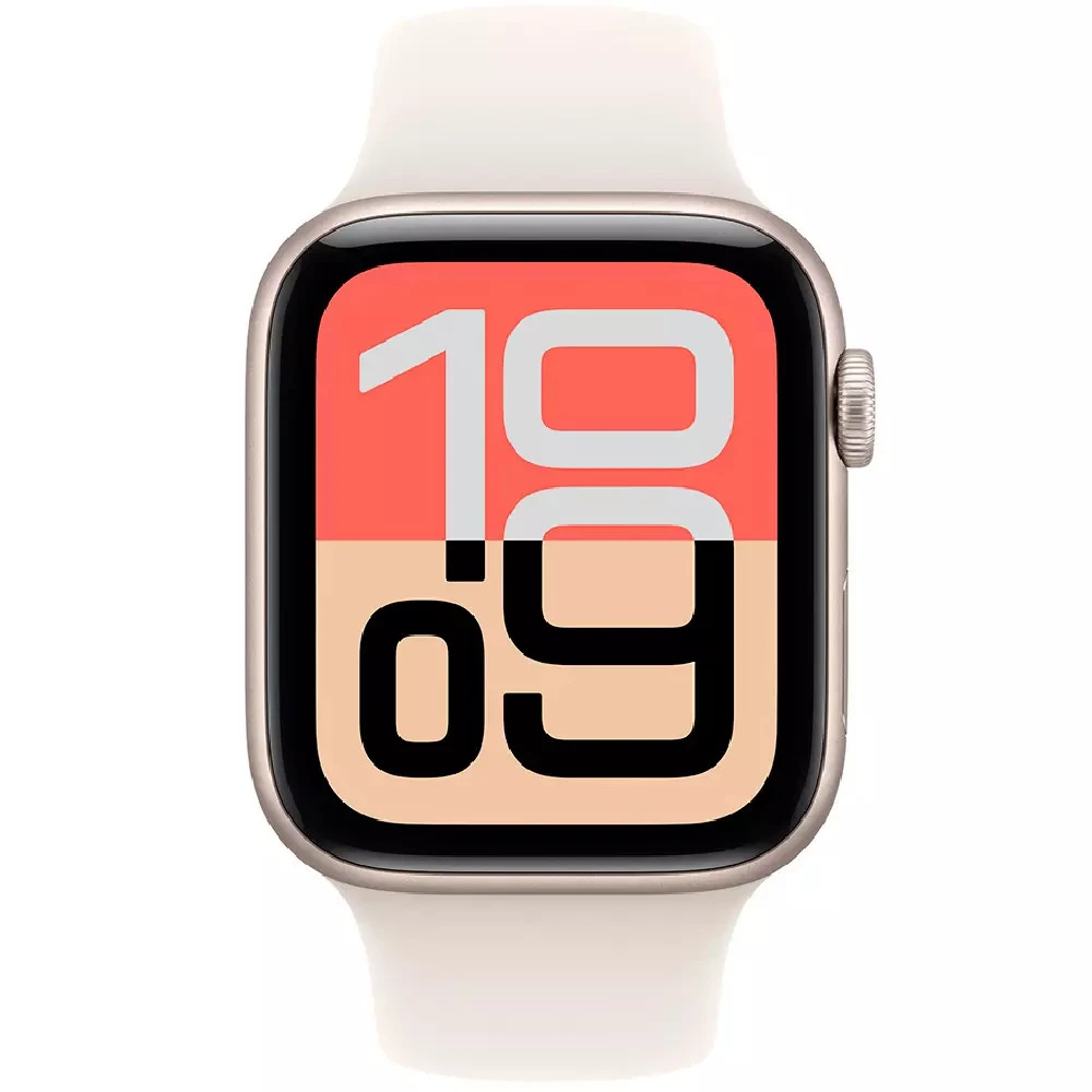 Apple Watch SE 3 GPS 40mm Starlight Aluminium Case with Starlight Sport Band - S/M MEH34RK/A Смарт-часы