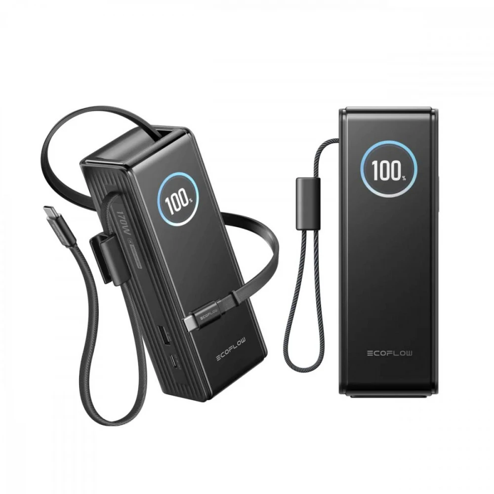 Внешний аккумулятор (Power Bank) EcoFlow RAPID 25К EF-RAPID25K100WB-EU 25000 мАч, Черный