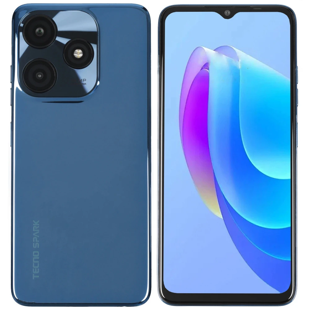 Смартфон TECNO SPARK 10C (4/64Gb) Meta Blue KI5m SPARK 10C 64+4 Blue 64 Гб, 4 Гб