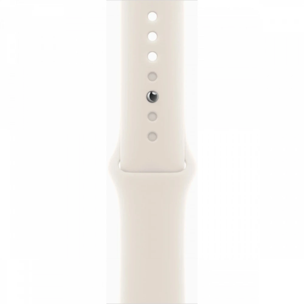 Apple Watch SE 3 44mm Aluminum Starlight Case with Starlight Sport Band M/L MEHJ4LW/A Смарт-часы
