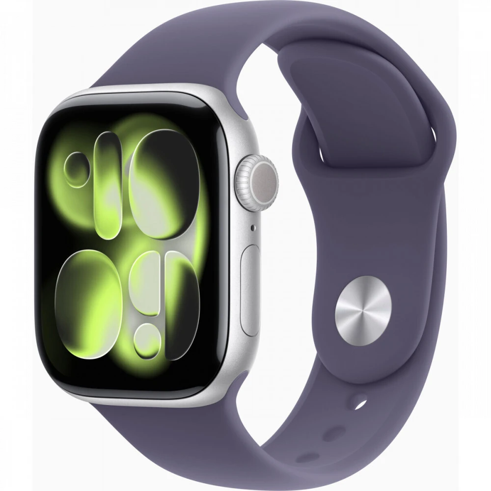 Apple Watch Series 11 42mm Silver Aluminium Case With Purple Fog Sport Band M/L MEU74LW/A Смарт-часы