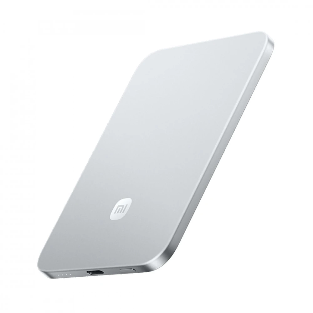 Xiaomi Портативный внешний аккумулятор Xiaomi UltraThin Magnetic Power Bank 5000 15W GL Glacier Silver MDY-20-EB