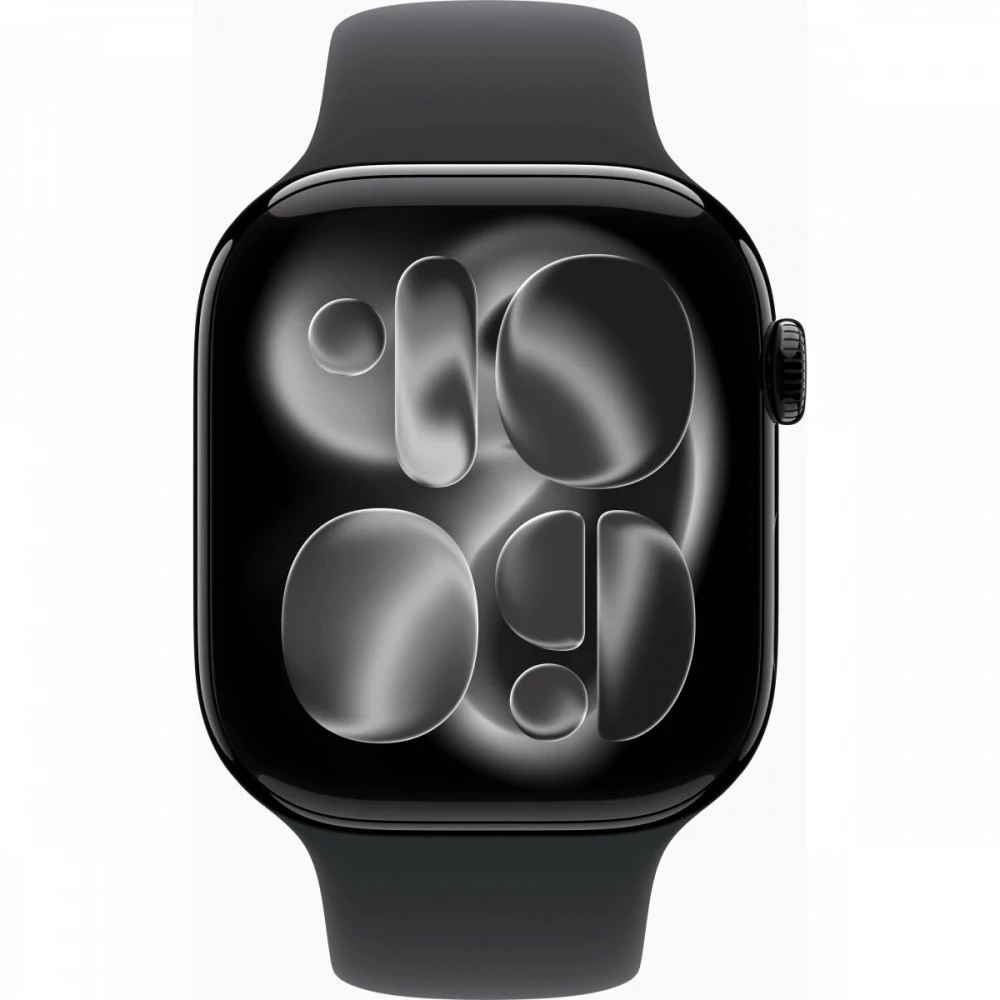 Apple Watch Series 11 46mm Jet Black Aluminium Case With Black Sport Band S/M MEUW4ET/A Смарт-часы