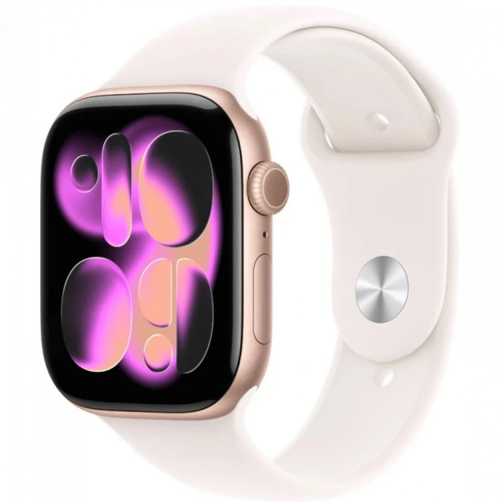Apple Watch Series 11 46mm Rose Gold Aluminium Case With Light Blush Sport Band M/L MEV74ET/A Смарт-часы