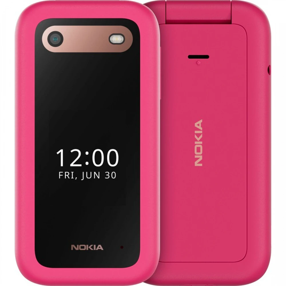 Мобильный телефон Nokia 2660 Dual Sim Pop Pink 1GF011PPC1A04