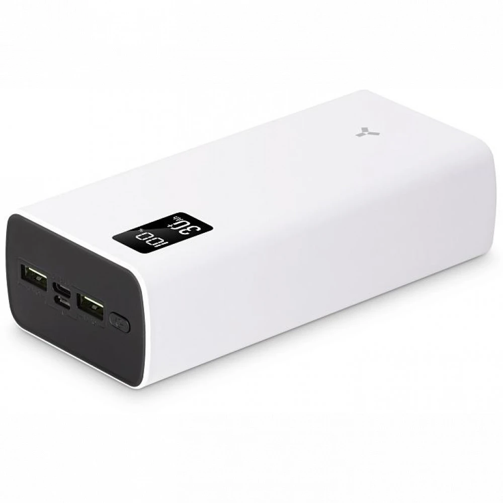 Внешний аккумулятор (Power Bank) Accesstyle Bison 30PQD White 30000 мАч, Белый