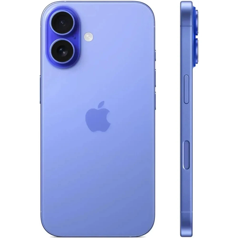 Смартфон Apple iPhone 16 128GB Ultramarine MYDU3J/A 128 Гб, 8 Гб