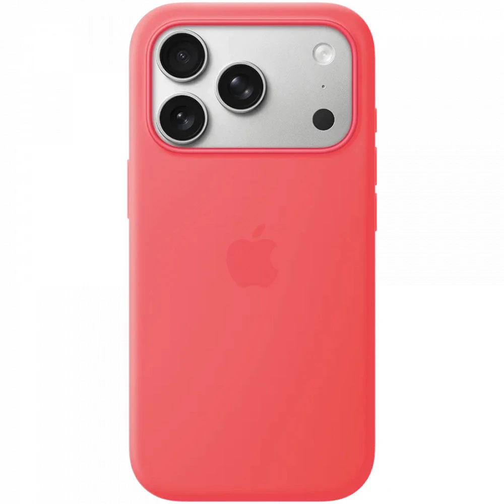 Аксессуары для смартфона Apple iPhone 17 Pro Silicone Case with MagSafe - Bright Guava MHW04ZM/A