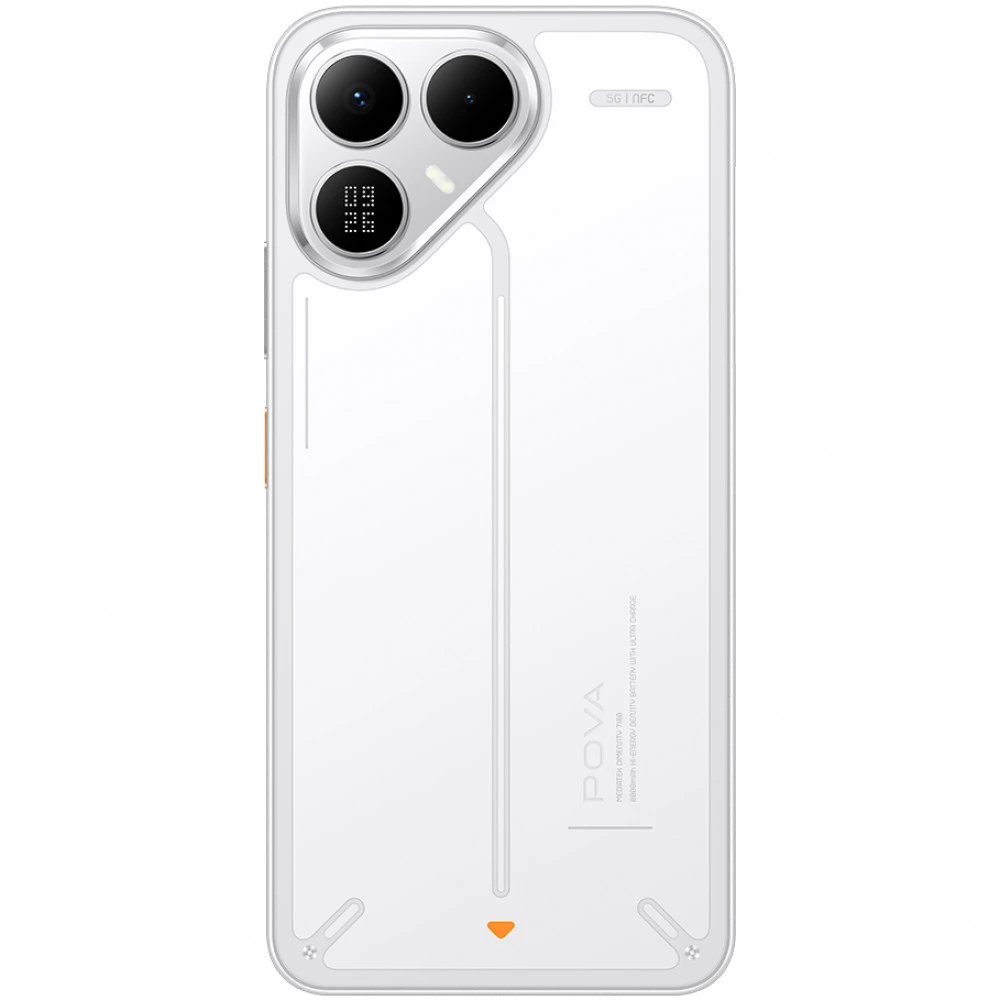 Смартфон TECNO POVA 8 5G (LK6) 128+8 GB Arc White 128 Гб, 8 Гб