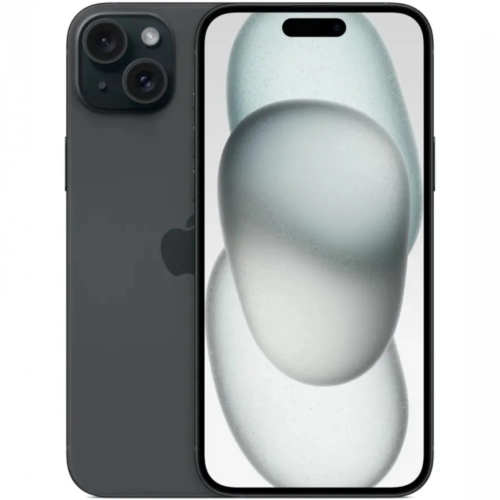 Смартфон Apple iPhone 15 Plus черный MU183HX/A 256 Гб, 6 Гб
