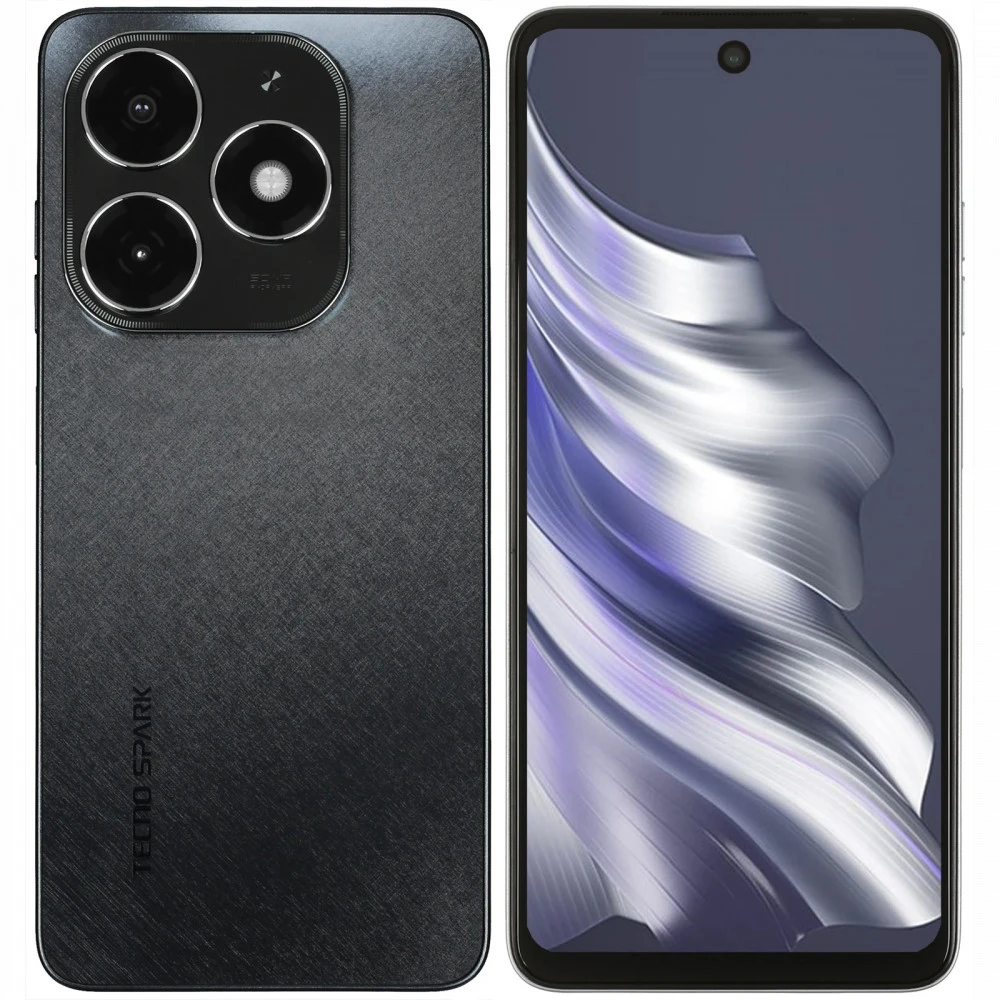 Смартфон TECNO SPARK 20 8/128 Gravity Black KJ5n SPARK 20 8+128 Black 128 Гб, 8 Гб
