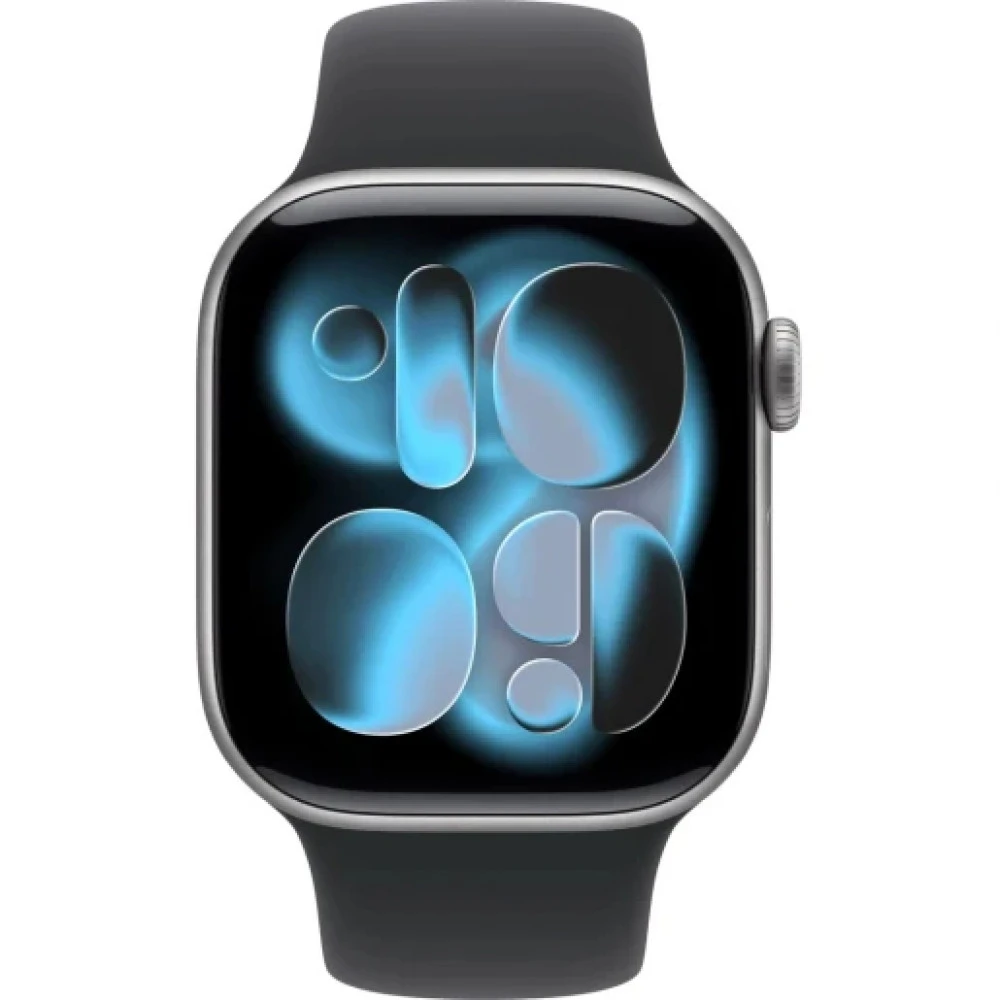 Apple Watch Series 11 GPS 42mm Space Grey Al Case Black Sport Band S/M A3331 CN MEQW4X/A CN Смарт-часы