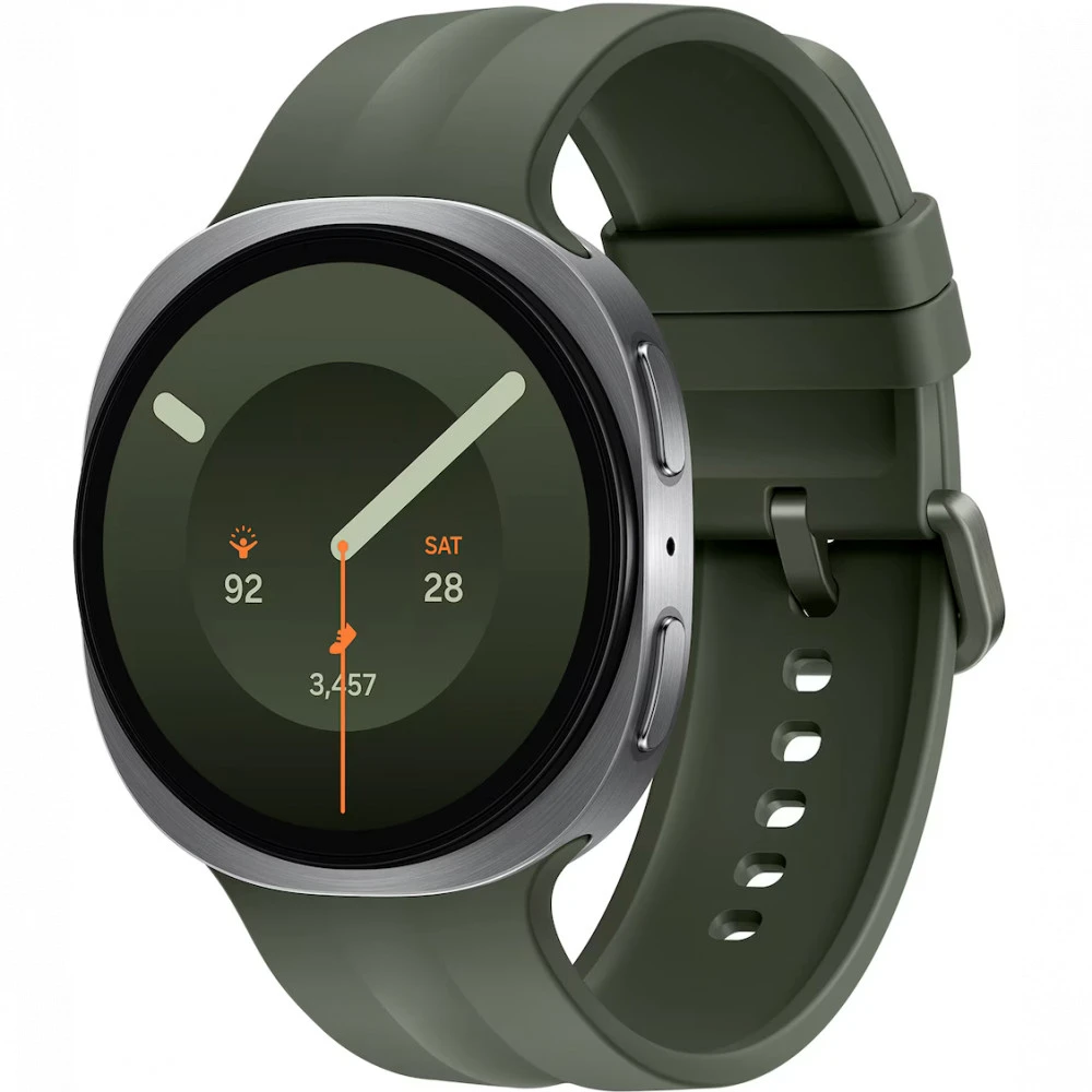 Samsung Galaxy Watch9 LTE 44mm Sport Band Grey/Green SM-L355FZSACAU Смарт-часы
