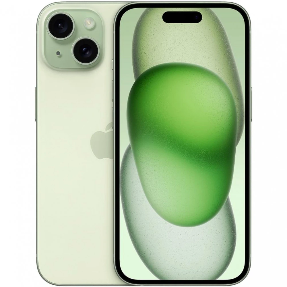 Смартфон Apple iPhone 15 Green MTP53HX/A 128 Гб, 6 Гб