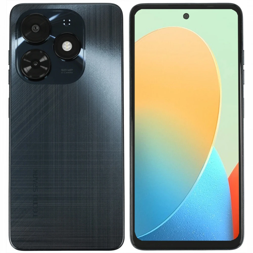 Смартфон TECNO SPARK 20C 8/128 Gravity Black BG7n SPARK 20С 8/128 Black 128 Гб, 8 Гб