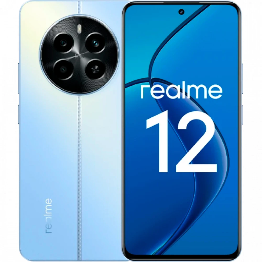 Смартфон REALME 12 4G 8/256Gb Skyline Blue (RMX3871) 631011002501/631002001838 256 Гб, 8 Гб