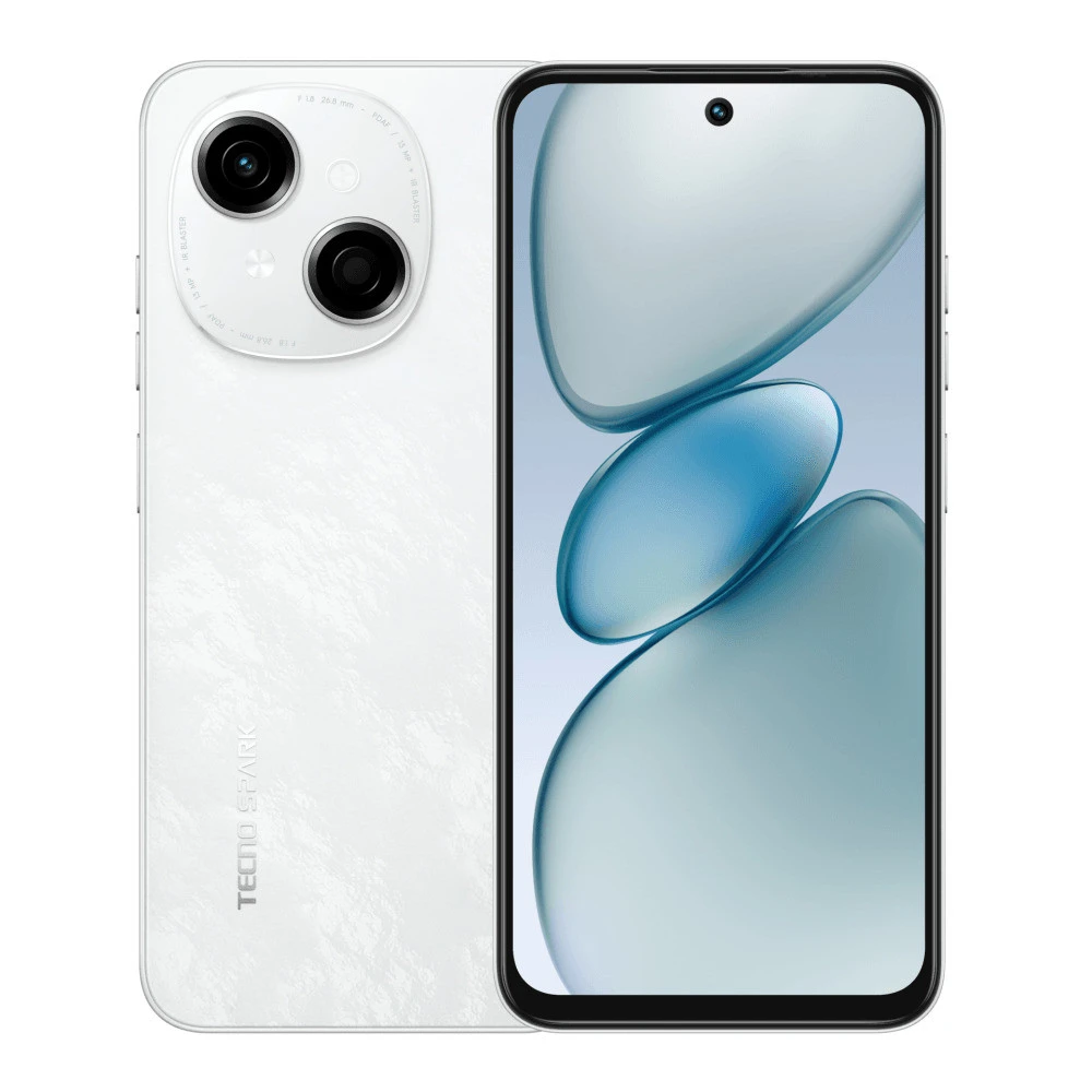 Смартфон TECNO SPARK Go 1 (3/64Gb) Glittery White KL4 64+3 Glittery White 64 Гб, 3 Гб