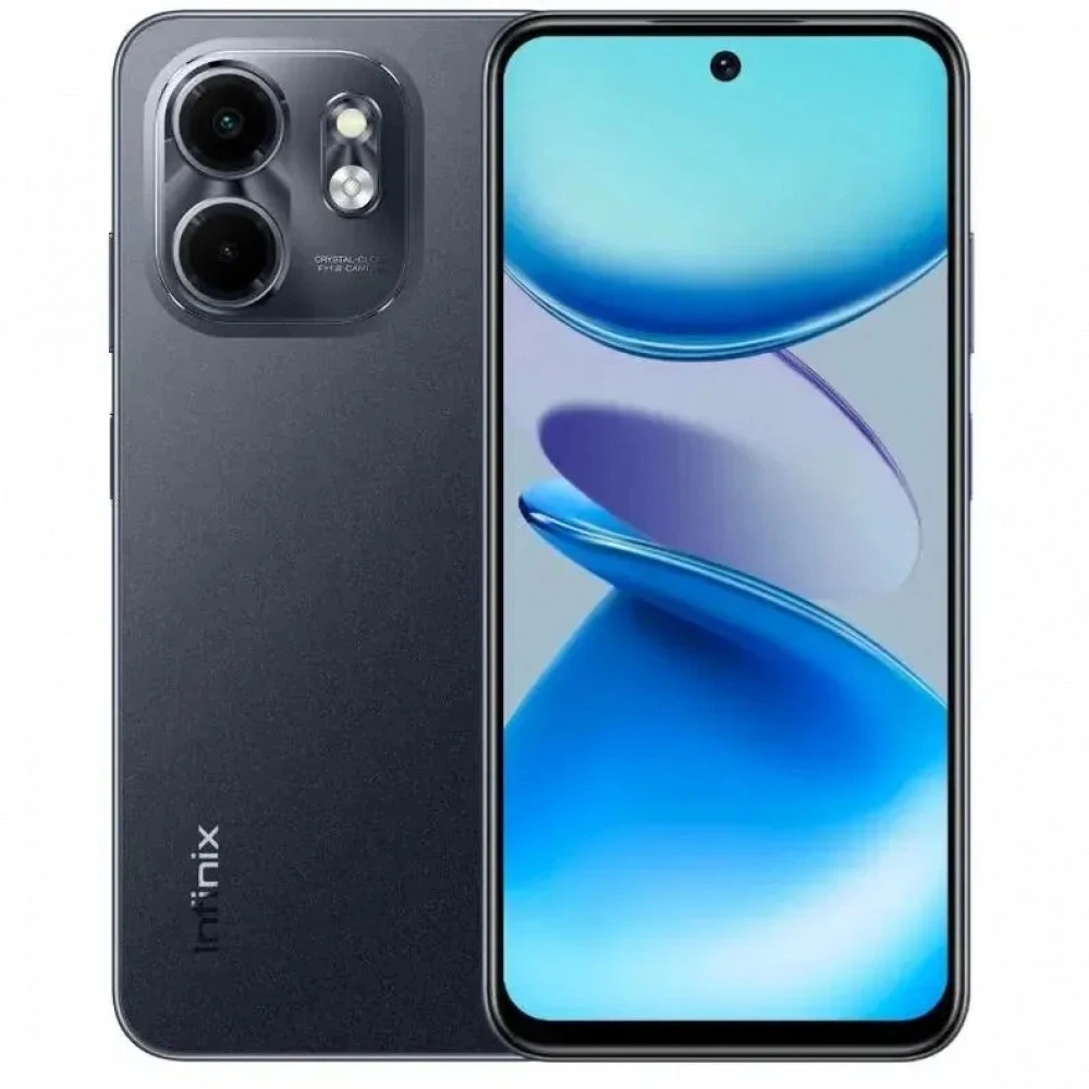 Смартфон Infinix Smart 9 4/128Gb, X6532, черный 10061612 128 Гб, 3 Гб