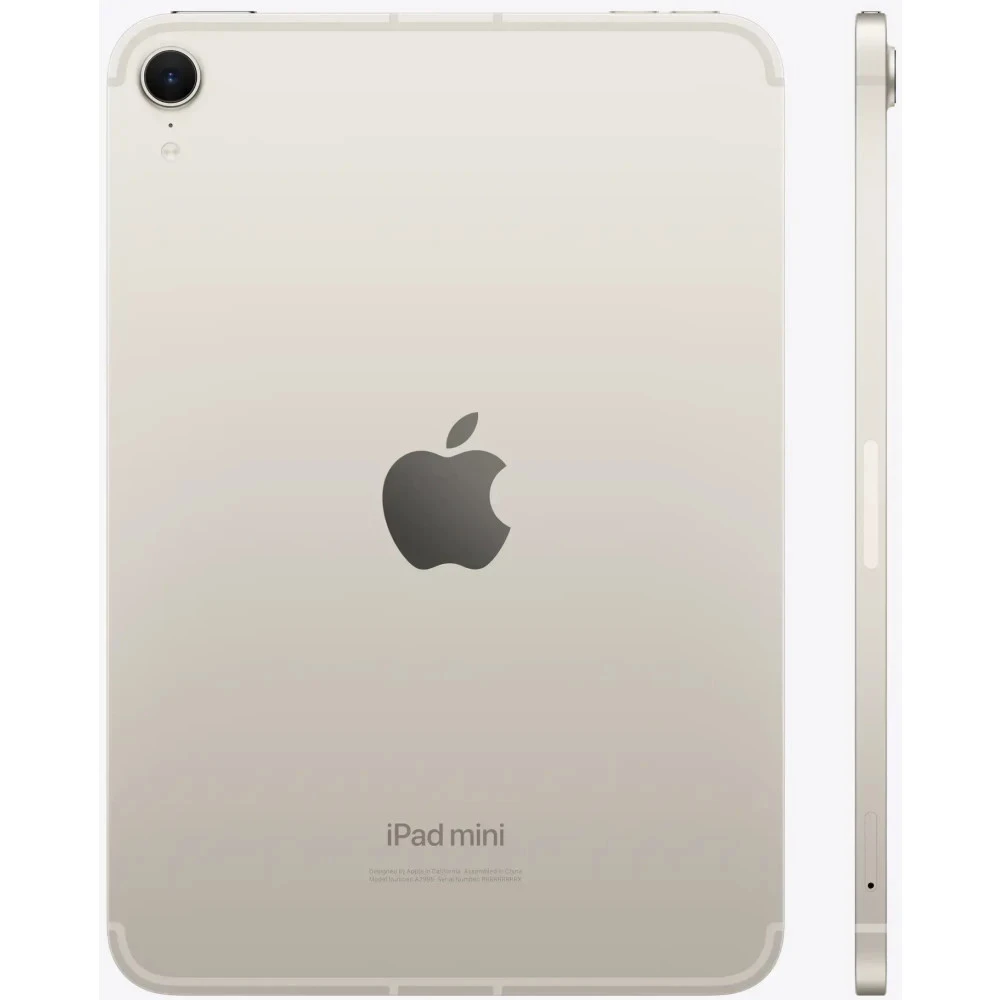 Планшет Apple iPad Mini (2024) 256Gb Wi-Fi + Cellular Starlight MXPX3 256 Гб, 8 Гб