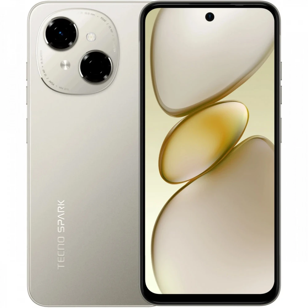 Смартфон TECNO Spark Go 1 (4/128Gb) Titanium Gold KL4 128+4 TITANIUM GOLD 128 Гб, 4 Гб