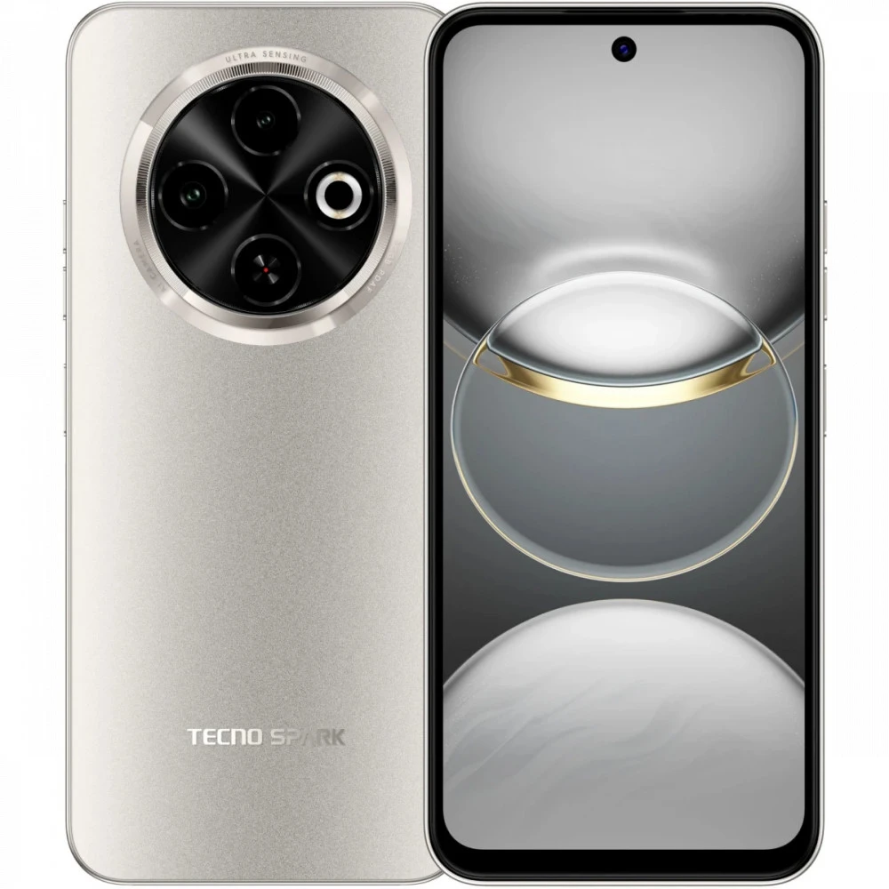 Смартфон TECNO Spark 30C (6/128Gb) Titanium Gold KL5N 128+6 TITANIUM GOLD 128 Гб, 6 Гб