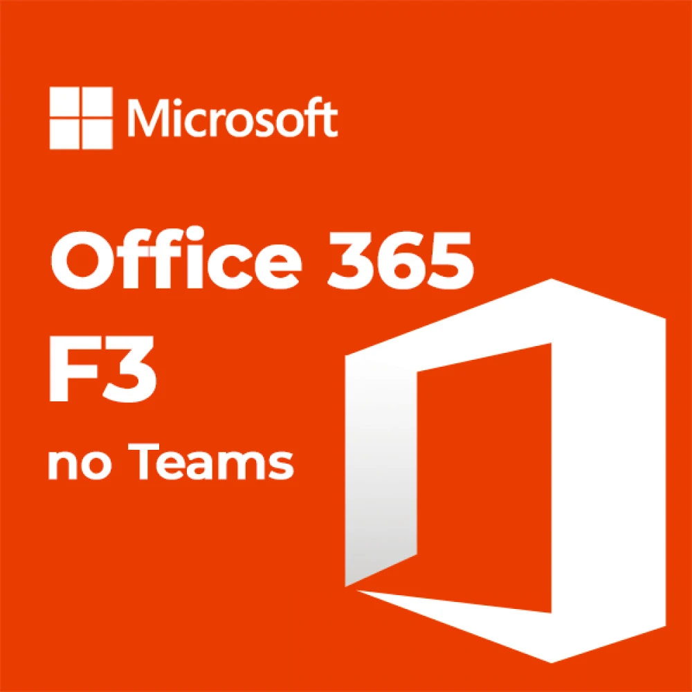 Софт Microsoft Office 365 F3 (no Teams) CFQ7TTC0LGZW-001F-P1YY