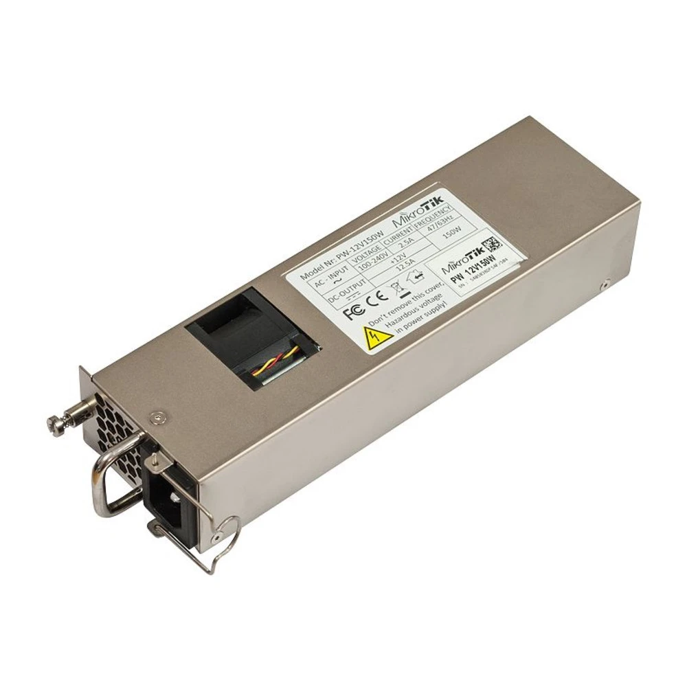 Серверный блок питания Mikrotik 12POW150 1U, 150 Вт