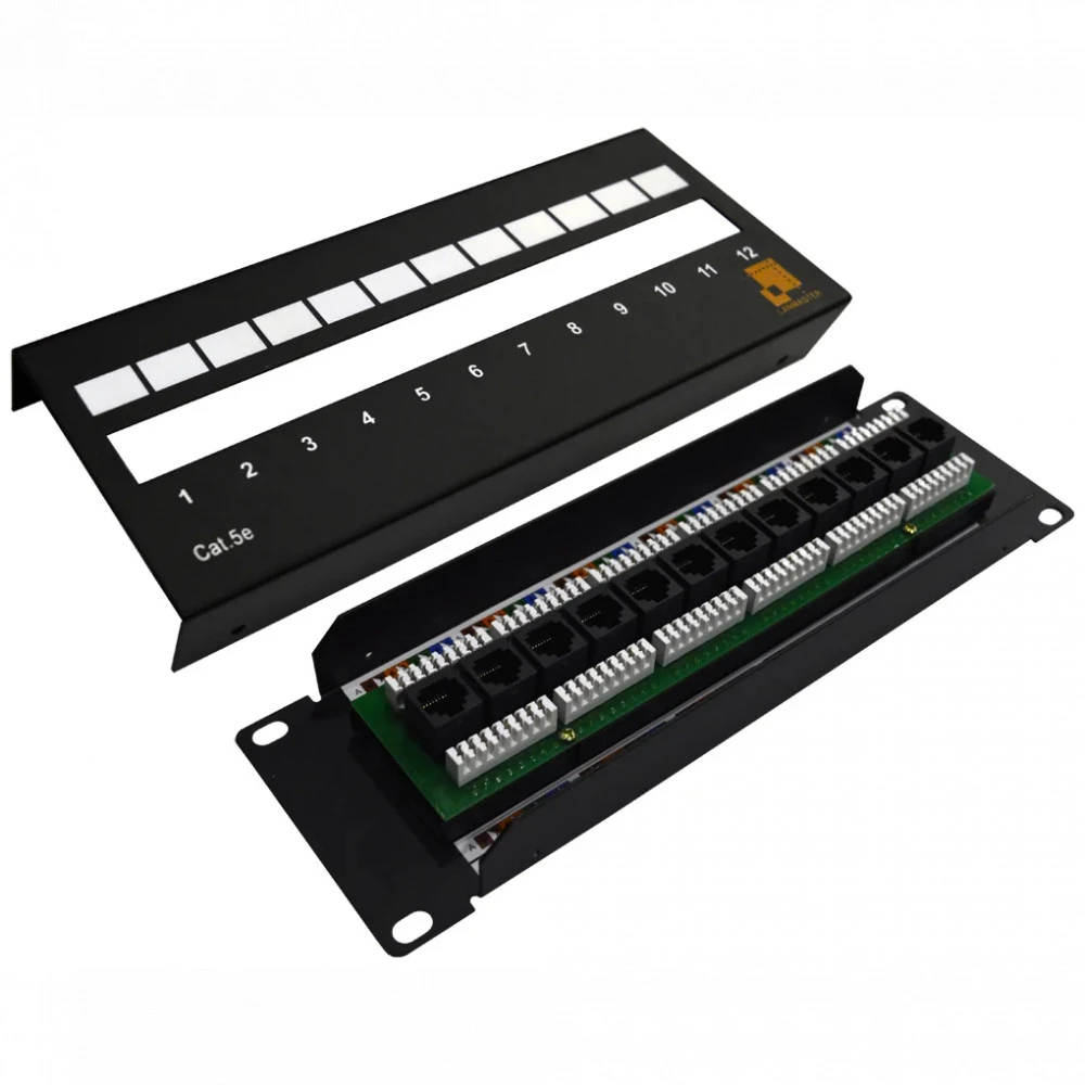 Аксессуар для кабельных сетей LANMASTER LAN-PPF12U5E/W