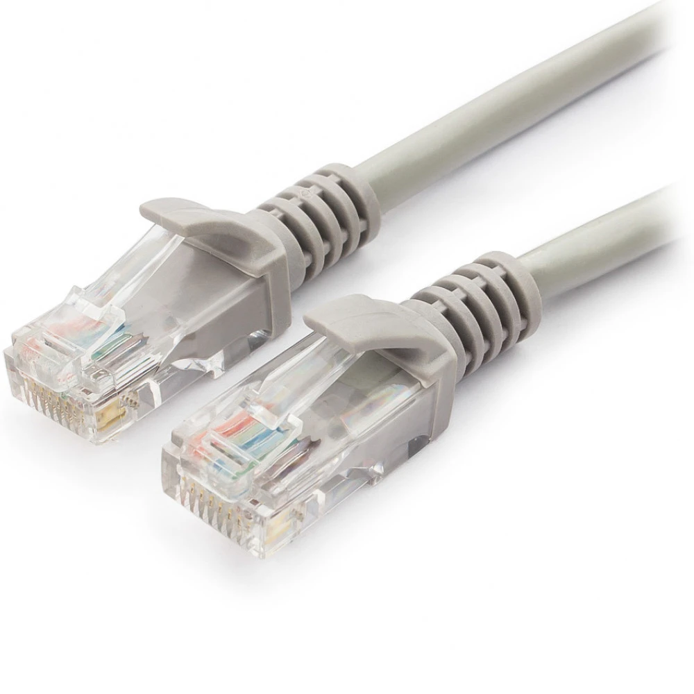 Патч-корд Cablexpert UTP 5e-Cat 10 m серый PP10-10M