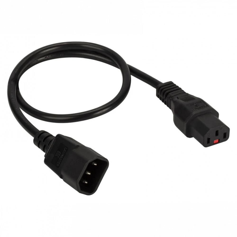 Кабель питания LANMASTER LAN-PP13L/14-0.5-BK