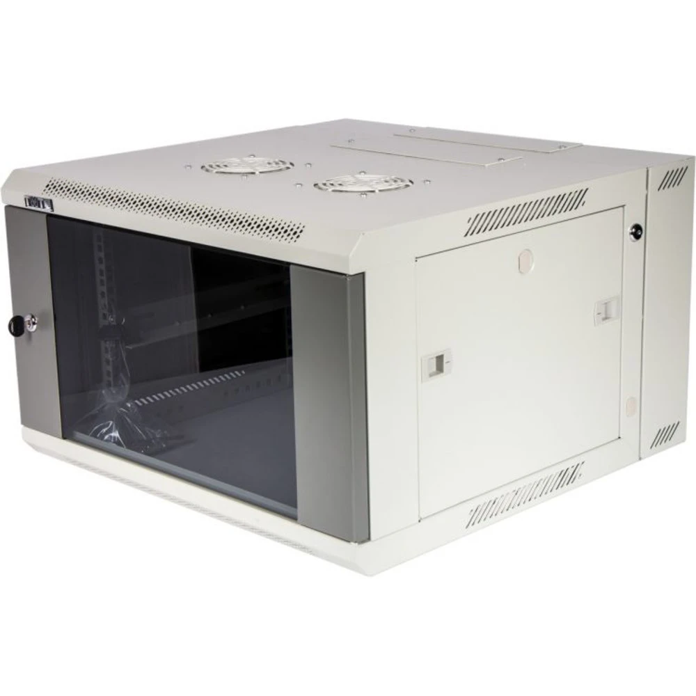 Серверный шкаф TWT Шкаф настенный серии Pro, 3-секционный, 9U 600x600 TWT-CBW3G-9U-6x6-GY