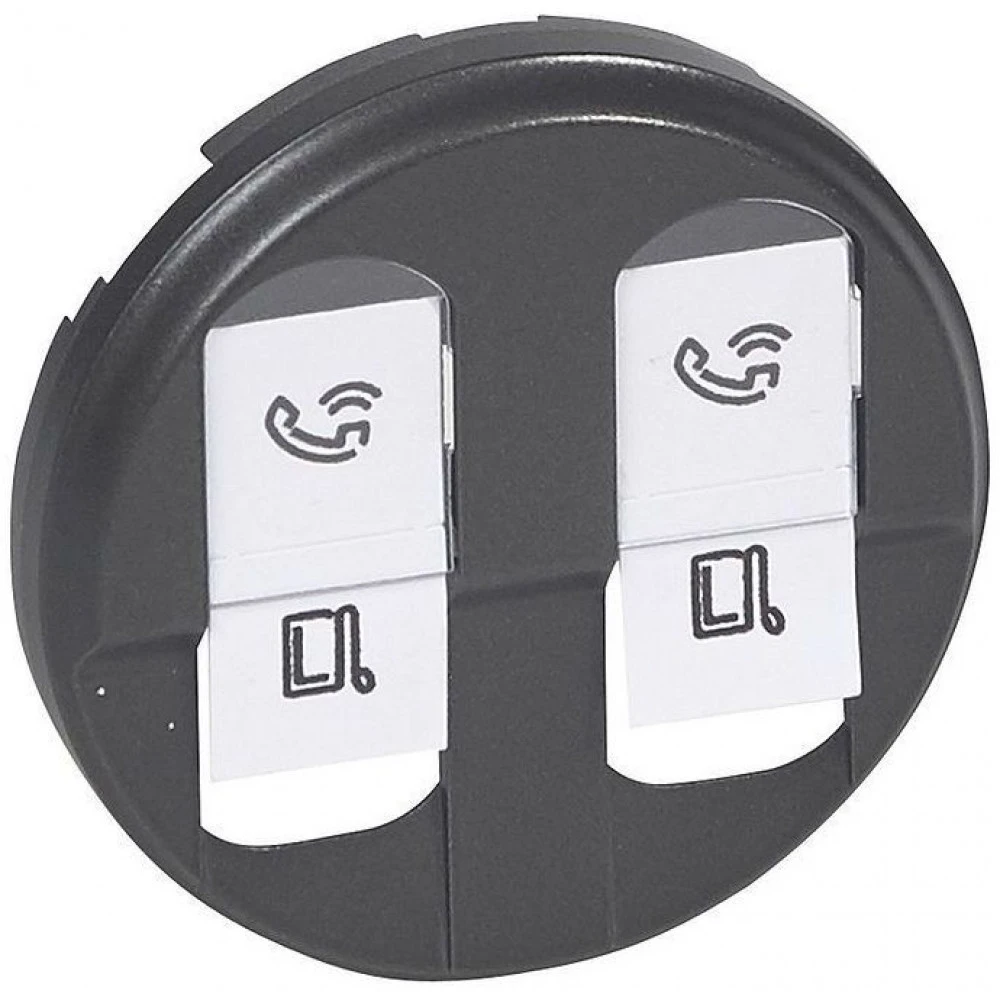 Сетевая розетка Legrand Накладка на розетку информационную CELIANE 067952