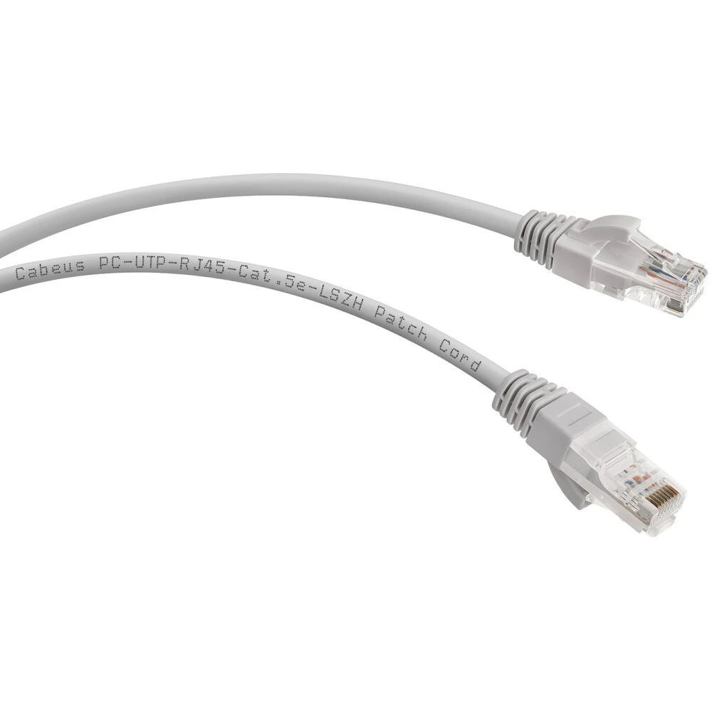 Патч-корд Cabeus PC-UTP-RJ45-Cat.5e-2m-LSZH