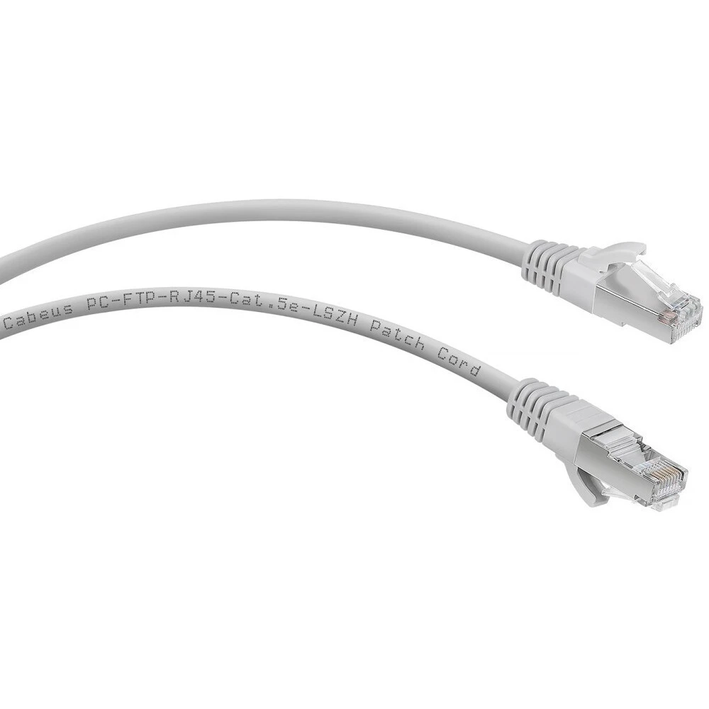Патч-корд Cabeus PC-FTP-RJ45-Cat.5e-1m-LSZH