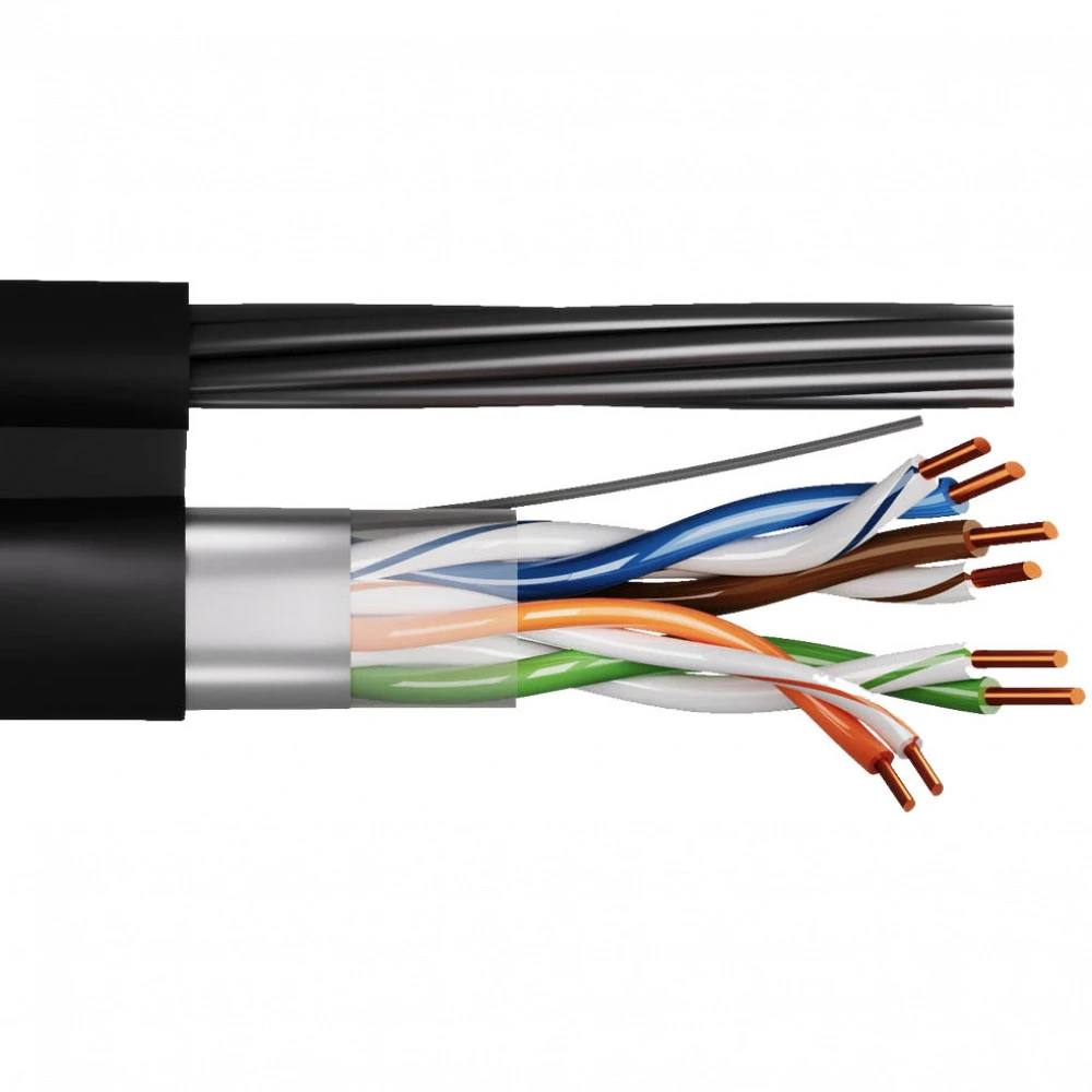 Кабель витая пара KCEP F/UTP 4х2хAWG 24/1 PE1 SC Cat.5e (500 м.)