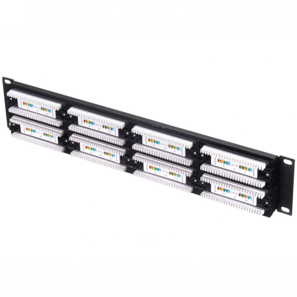 Патч-панель Netko KN-4010D 48 портов, UTP, Cat. 5e